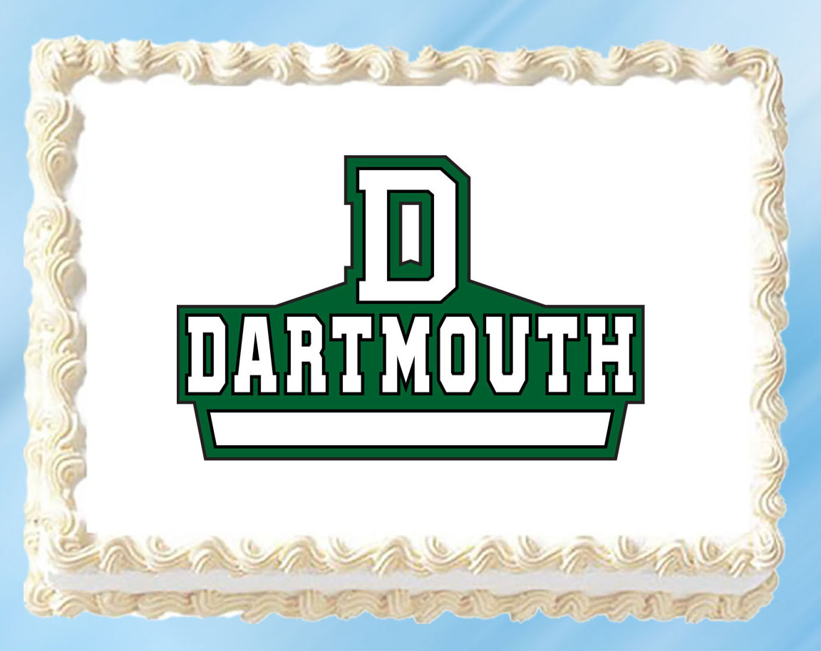 Dartmouth Big Green 1/4 Sheet 8.5 x 11 Edible Image Topper Cupcake Cake ... - $11.75
