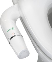 Ciays Bidet Attachment For Toilet Ultra-Slim Bidet Sprayer, Silver/White - $33.99