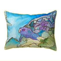 Betsy Drake Purple Turtle Extra Large 20 X 24 Indoor Outdoor Pillow - £55.38 GBP
