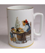Norman Rockwell For A Good Boy Coffee Mug With Writing Nice Tea Cup Smal... - $6.79 CAD