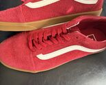 Vans Old Skool Low Pro Blood Red/Gum Men Sneakers!!(6.5) - $69.26