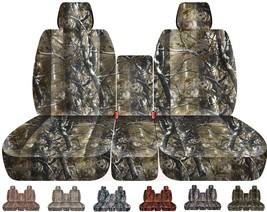 40-20-40 Front set car Seat covers Fits Ford F350 truck 2011 to 2023  camouflage - $102.49