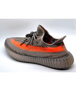 Adidas Yeezy Men&#39;s Boost 350 V2 Gray Orange Beluga GW 1229 Sneakers Size... - £249.16 GBP