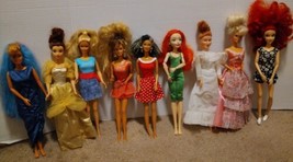 EC Mattel Barbie &amp; Friends 11.5&quot; Vintage/Modern Mix Doll Lot Of 9 + Clothing - £25.80 GBP