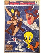 Warner Brothers Looney Tunes Window Clings Bugs Tweety Wile Taz - £7.04 GBP