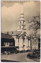 Postcard First Congregational Church Keene New Hampshire - £7.77 GBP