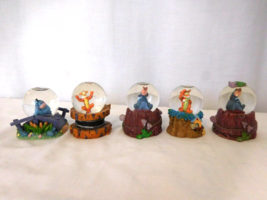 Disney Winnie the Pooh and Friends Mini snow globes Set of 5 - £34.26 GBP