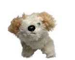 Vintage Plush Pretty Pets On the Go Cream and Brown 5 inch  dog - $11.61