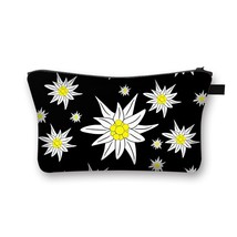 Edelweiss / Irises Flower Printing Makeup Bags  Women Casual Cosmetic Case Lipst - £45.84 GBP
