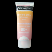 Neutrogena Invisible Daily Defense Sunscreen Lotion SPF 60+ Oil-Free (3.... - $8.75