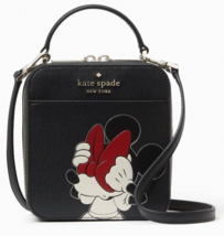 Kate Spade Disney Minnie Mouse Black Vanity Crossbody K9530 NWT $299 Retail FS - £106.61 GBP