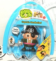 Eggbods Captain Hardboiled - WIND-UP &amp; Walking Toy 3&quot; Egg Figure 2011 New - £4.69 GBP