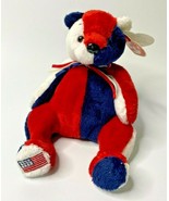 2001 Ty Beanie Baby &quot;Patriot&quot; Retired 4th Of July Bear BB1 - £10.22 GBP