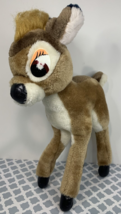 Disney Bambi 14&quot; Plush Sears Classic Vintage Deer Pre-Owned 1980s - £7.78 GBP