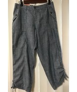 NWT MERONA Fit 4 Wm Sz 8 Mid Waist Curvy Hip Capri Crop Pants Adjustable... - $18.75 CAD