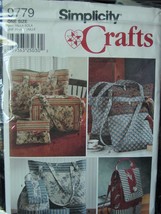 Sewing Pattern 9779 Backpack, Purse & Cosmetic Bag (Uncut) - £3.93 GBP