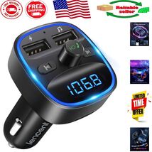 Bluetooth FM Transmitter &amp; Dual USB Charger for Crystal Clear Music Stre... - $472.60 MXN