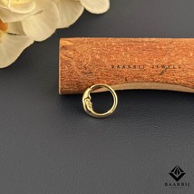 Kerry&#39;s 14K Solid Gold Moon Face Hinged Segment Clicker Ring Western Hel... - $3,561.66 MXN