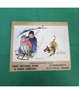 VTG First National Bank Norman Rockwell Spices How To Use Them Holiday Card - €7,46 EUR