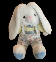 Vintage Cuddle Wit Bunny Rabbit Easter Plush Floral Suit With Vest and Tie 20" - $34.64