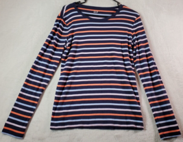 Gap Shirt Top Womens Size Large Multicolor Striped knit Long Sleeve Roun... - £7.82 GBP