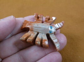 (Y-LOB-4) red Lobster marine shellfish stone carving SOAPSTONE love ME s... - $8.99