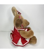 Cheerleader Puppy Dog Build A Bear  Plush Girl Red BAB Brown Stuffed Ani... - £16.15 GBP