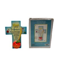 Family Christian Stores Teacher Table Top Cross Dickson 6&quot; Resin Gift - £10.44 GBP