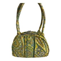 Vera Bradley Wome&#39;s Yellow Lemon Parfait Kiss Lock Shoulder Bag Purse - $24.27