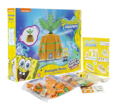 SpongeBob SquarePants Pineapple House Snap &amp; Switch Construction Set 97 Pc NIB - $15.88