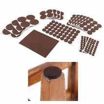 92 Pc Assorted Non Slip Felt Pads Furniture Floor Protectors Table Chair... - £15.09 GBP