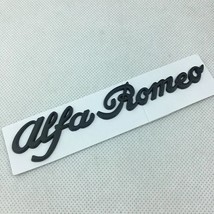 Alfa Romeo alphabet sign Giulia Stelvio rear logo tailgate emblem TRUNK  Alloy c - £103.42 GBP