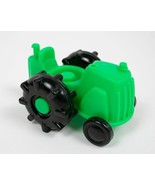 VINTAGE FISHER PRICE LITTLE PEOPLE CHUNKY GREEN FARM TRACTOR 1995 - $150.60 MXN