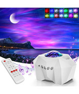 Aurora Star Projector Lights w/ Bluetooth Speaker Projection Night Light... - $33.89 CAD