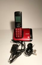 VTech CS6719-16 DECT 6.0 Red Cordless Phone - Caller ID/Call Waiting - Tested - £11.07 GBP