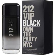 212 Vip Black By Carolina Herrera Eau De Parfum Spray 6.8 Oz - £111.01 GBP