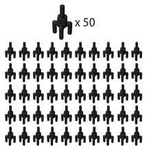 BuildMoc 50x Black Part 2566 Assembly Ellment ∅3.2 Building Pieces Bulk Lot - £6.61 GBP