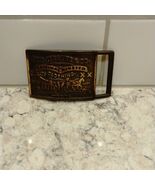 Vintage Levi Strauss &amp; Co. Silver Brass Belt Buckle - $217.14 MXN