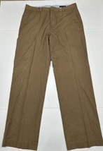 Banana Republic Straight Dress Chino Pants Brown Men Size 36x34 (Measure 34x33) - £13.41 GBP