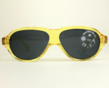 Vuarnet Kids Sunglasses B100 Clear Yellow Square Frames with Blue Lenses - $46.59