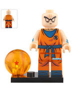 Krillin Dragon Ball Custom Printed Lego Compatible Minifigure Brick Toys... - €2,56 EUR
