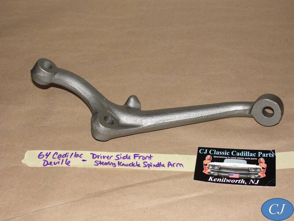 OEM 64 Cadillac Deville LEFT DRIVER SIDE FRONT STEERING KNUCKLE SPINDLE ARM - $148.49