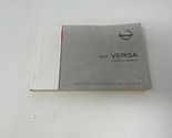 2007 Nissan Versa Owners Manual Handbook OEM I01B02013 - £24.66 GBP