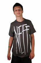 Neff Gnar Premium Fit Carbone Erica Pattinatrice Tee Cotone T-Shirt - £14.43 GBP