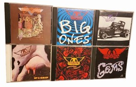 Aerosmith 6 CD Lot Columbia get a grip - gems - big ones - pump - toys in the... - £15.19 GBP