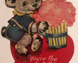 Vintage 1950s Valentines You’re The Sweatest Thing I Know Be Mine Box2 - $7.91