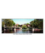 USA Massachusetts, Boston City, Boston Common Swan Boats  Panoramic Phot... - $654.73 MXN+