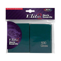 BCW Deck Protectors Standard Elite2 (100) - Glossy Teal - £22.41 GBP