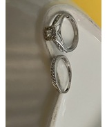 Breathtaking White Gold and Diamond Engagement Ring Set  - $2,100.00