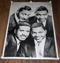 The Four Tops Poster Vintage 1967 Famous Faces Hippie Head Shop Levi Stubbs - $299.99